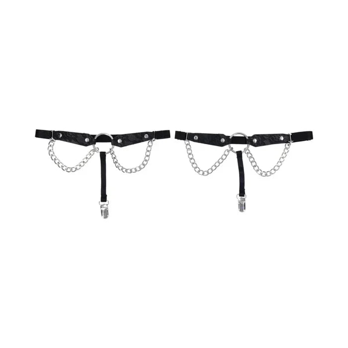 CHAIN LACE GARTERS