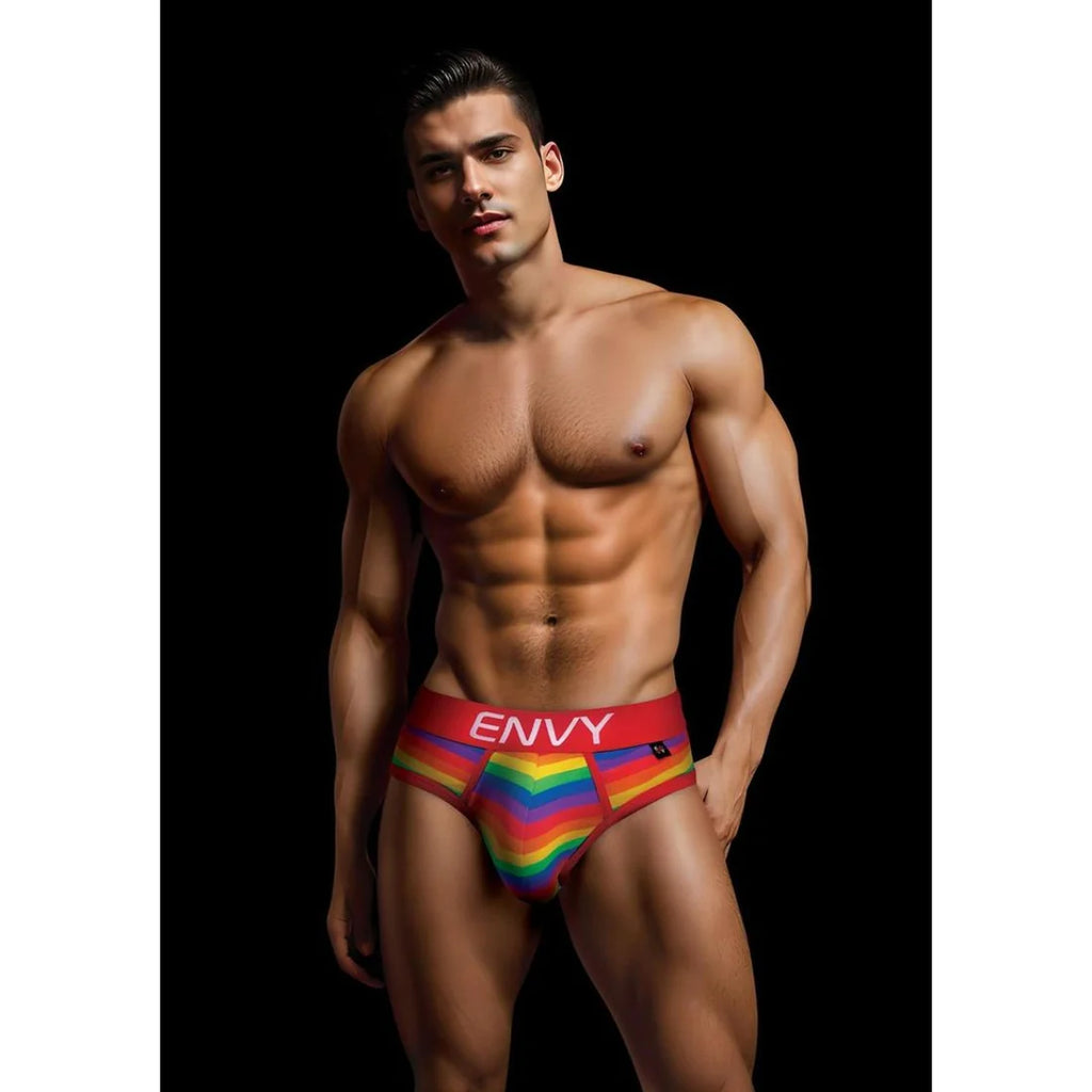 ENVY RAINBOW PRIDE BRF RED LXL