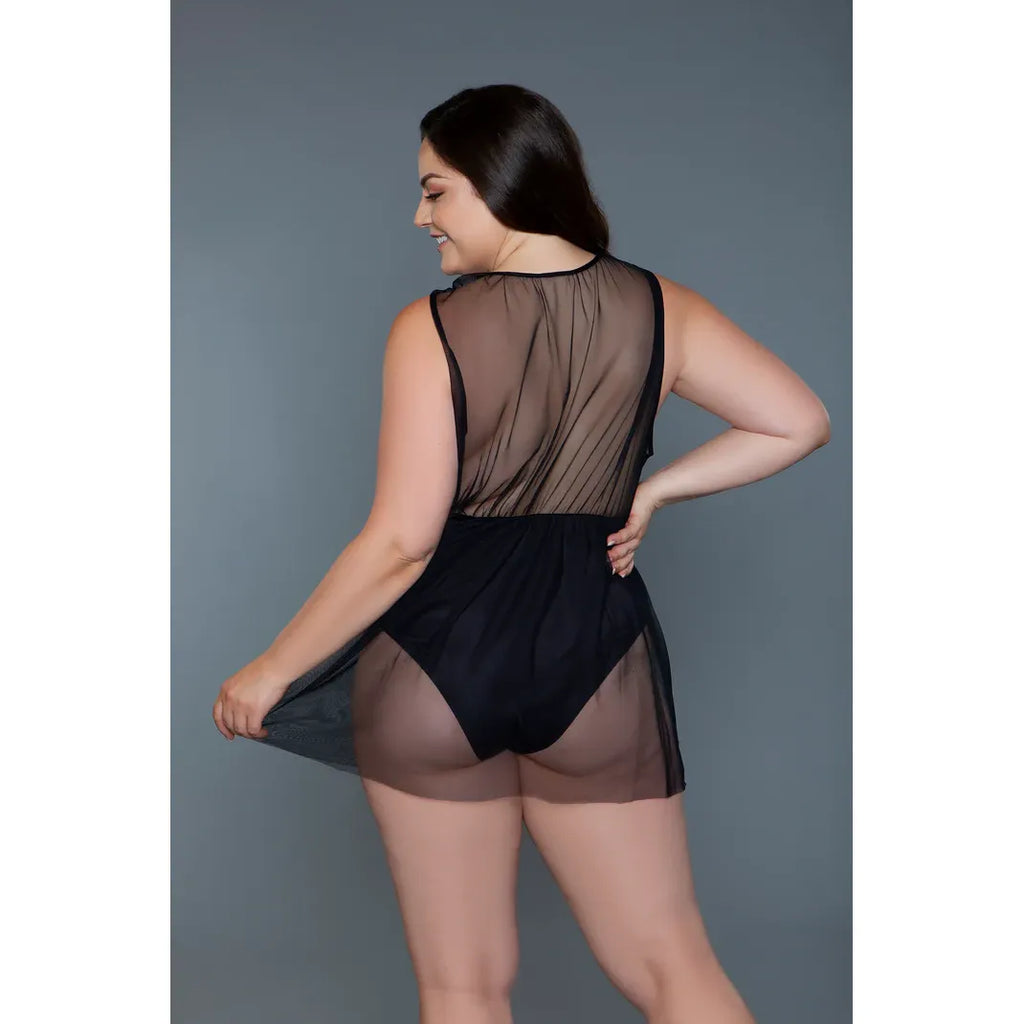 AMIRA BABYDOLL 1X BLK