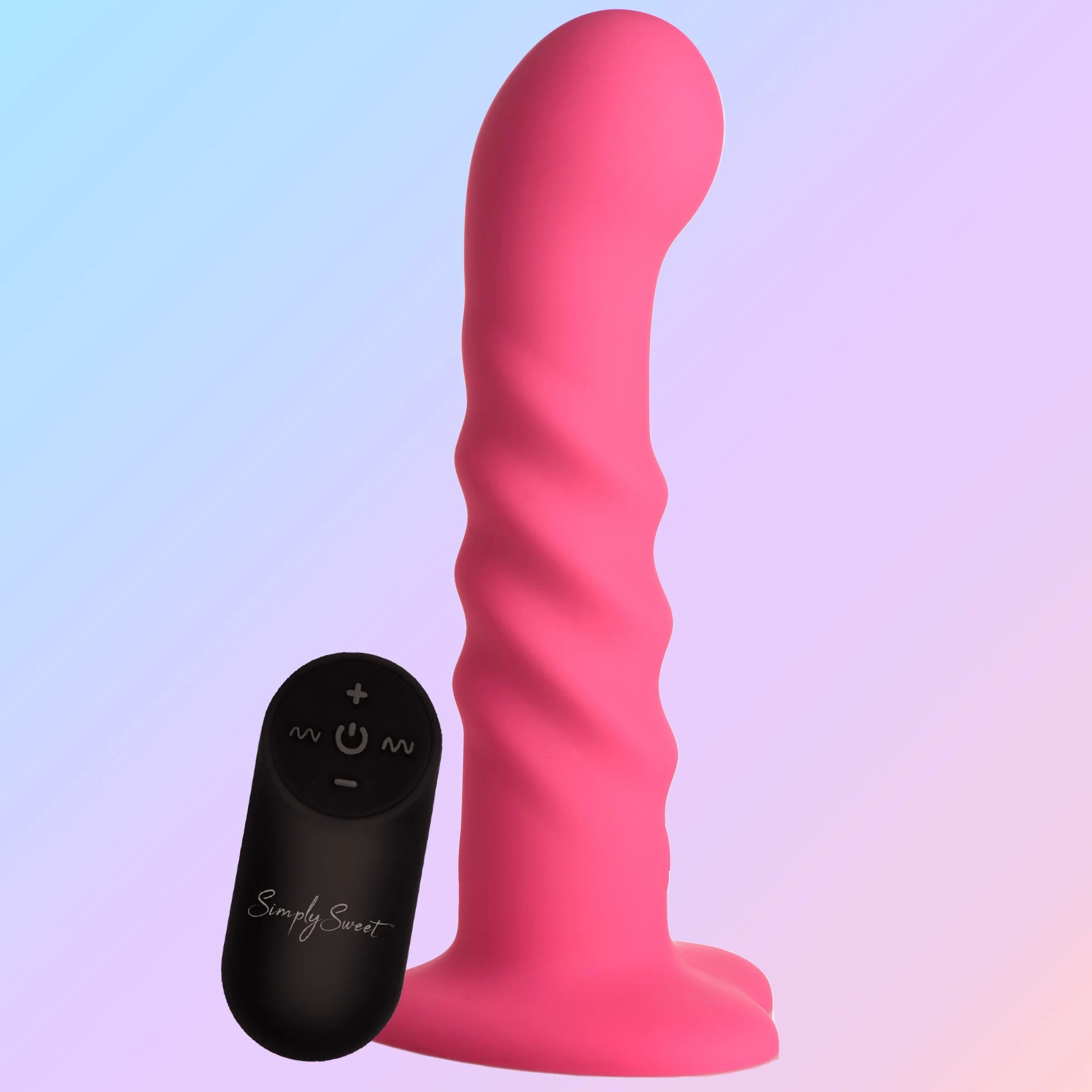 SMPLY SWT VBRTG RBBD PNK DLDO