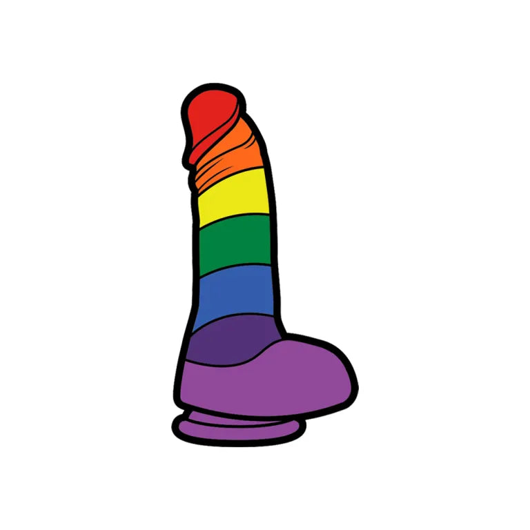 RAINBOW DILDO PIN