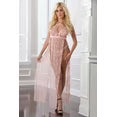 SHEER LACE NIGHT GOWN SWT PNK