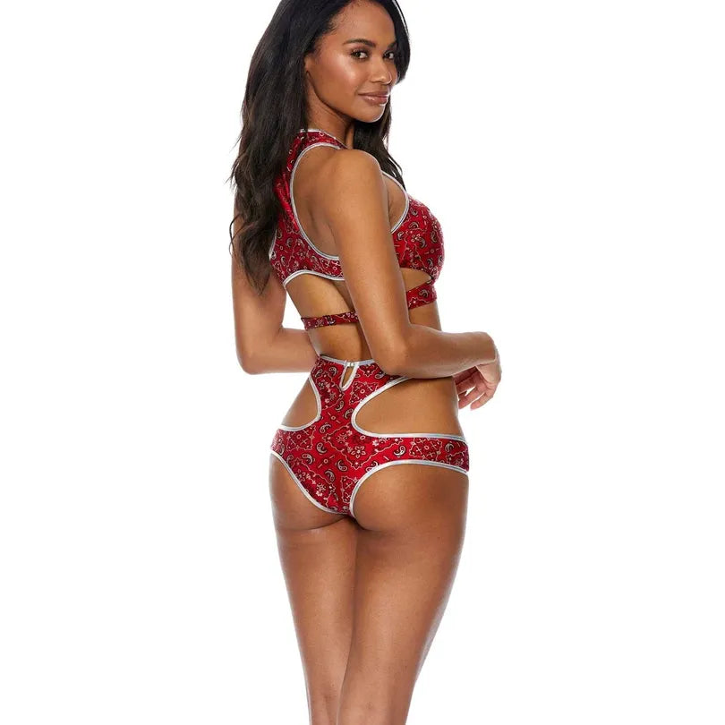 BDYSHTS 2pc SET PURPLE RED
