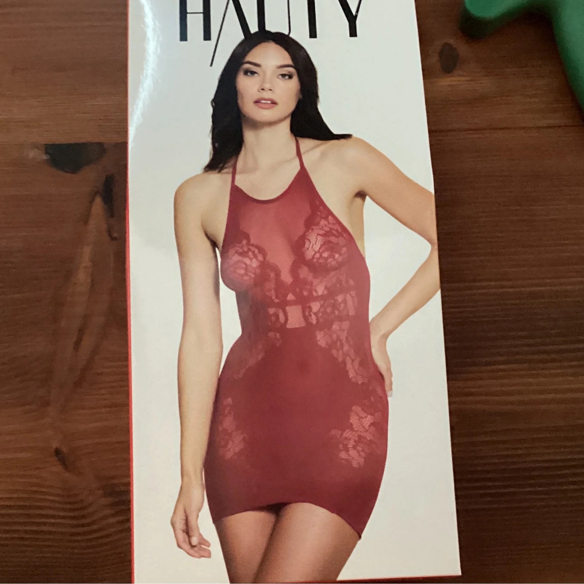 SEAMLESS HALTER CHEMISE BLK