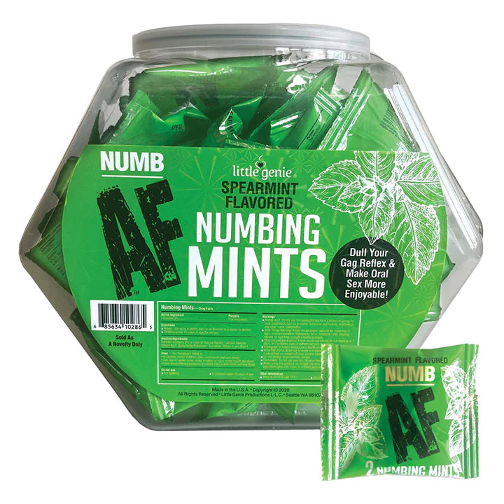 NUMB AF MINTS 100pc FSHBWL
