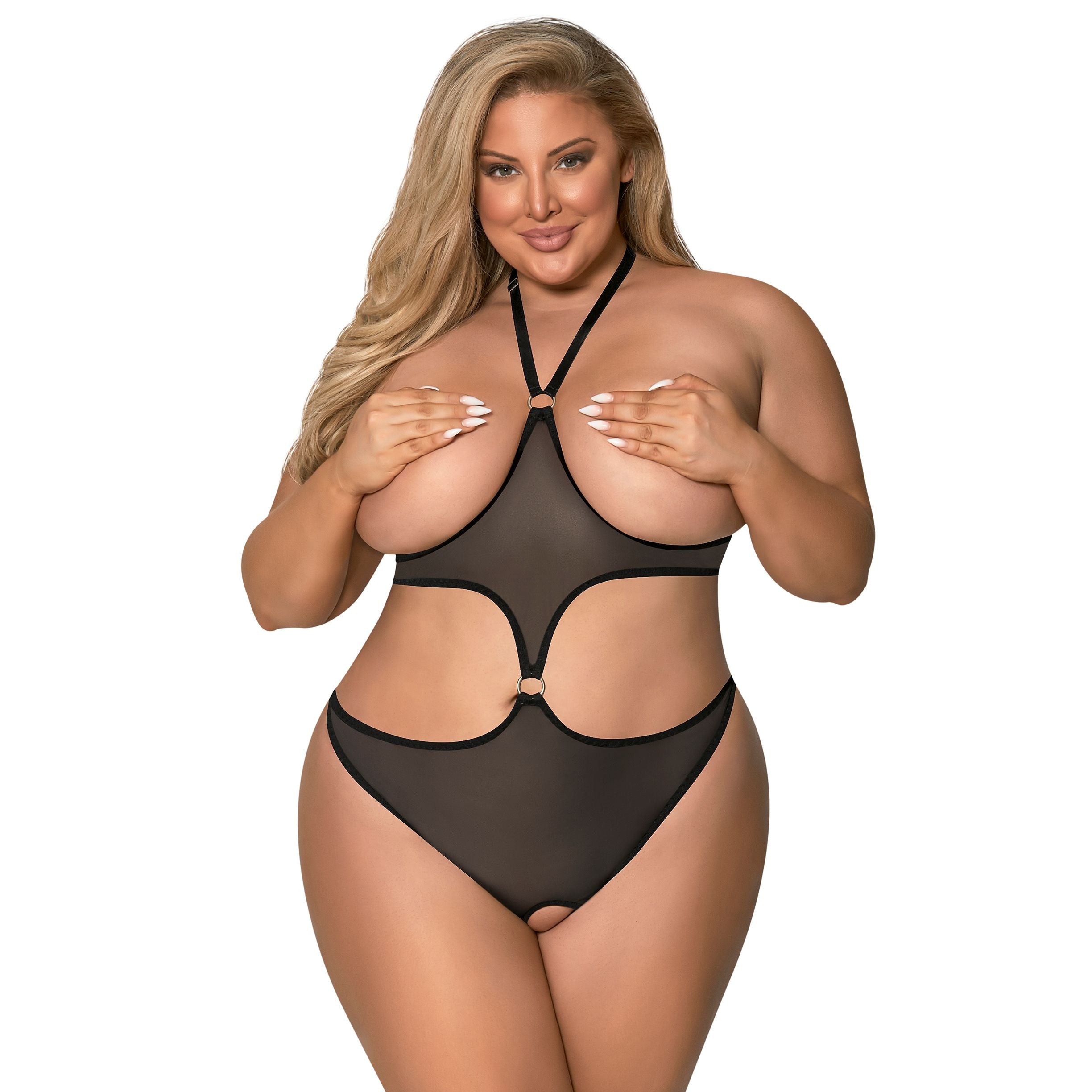 CUPLESS TEDDY BLK 2XL