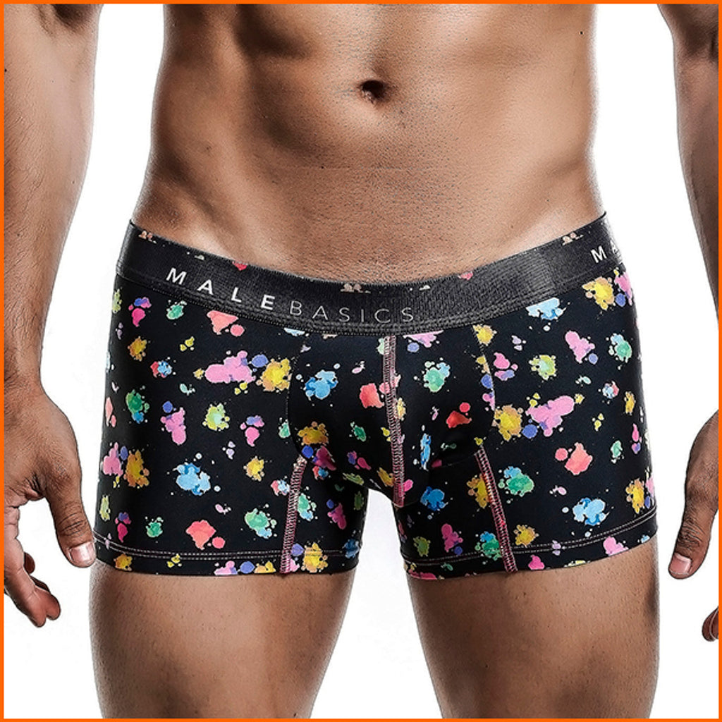 HIPSTER TRUNK BLK SPLASH SM