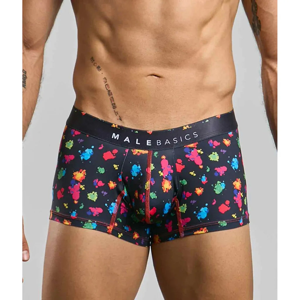 HIPSTER TRUNK BLK SPLASH MED