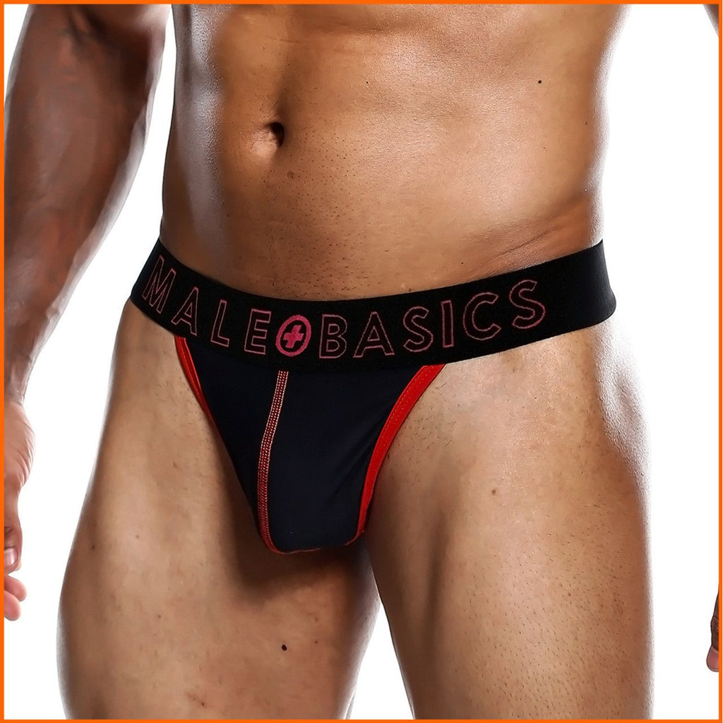 NEON THONG RED XL