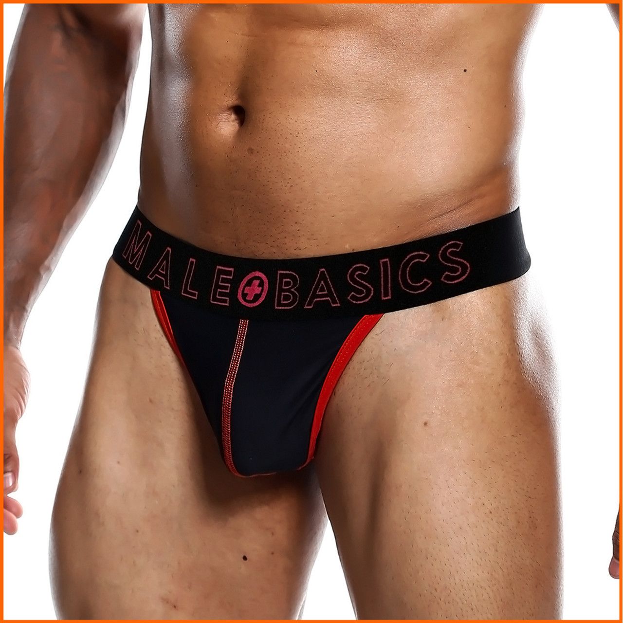NEON THONG RED XL