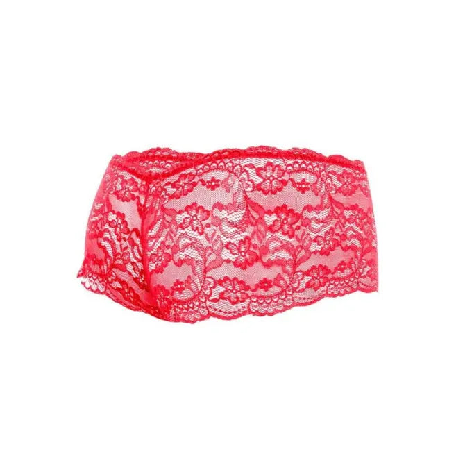 MALE LCE MINI BOY SHRT S/M RED