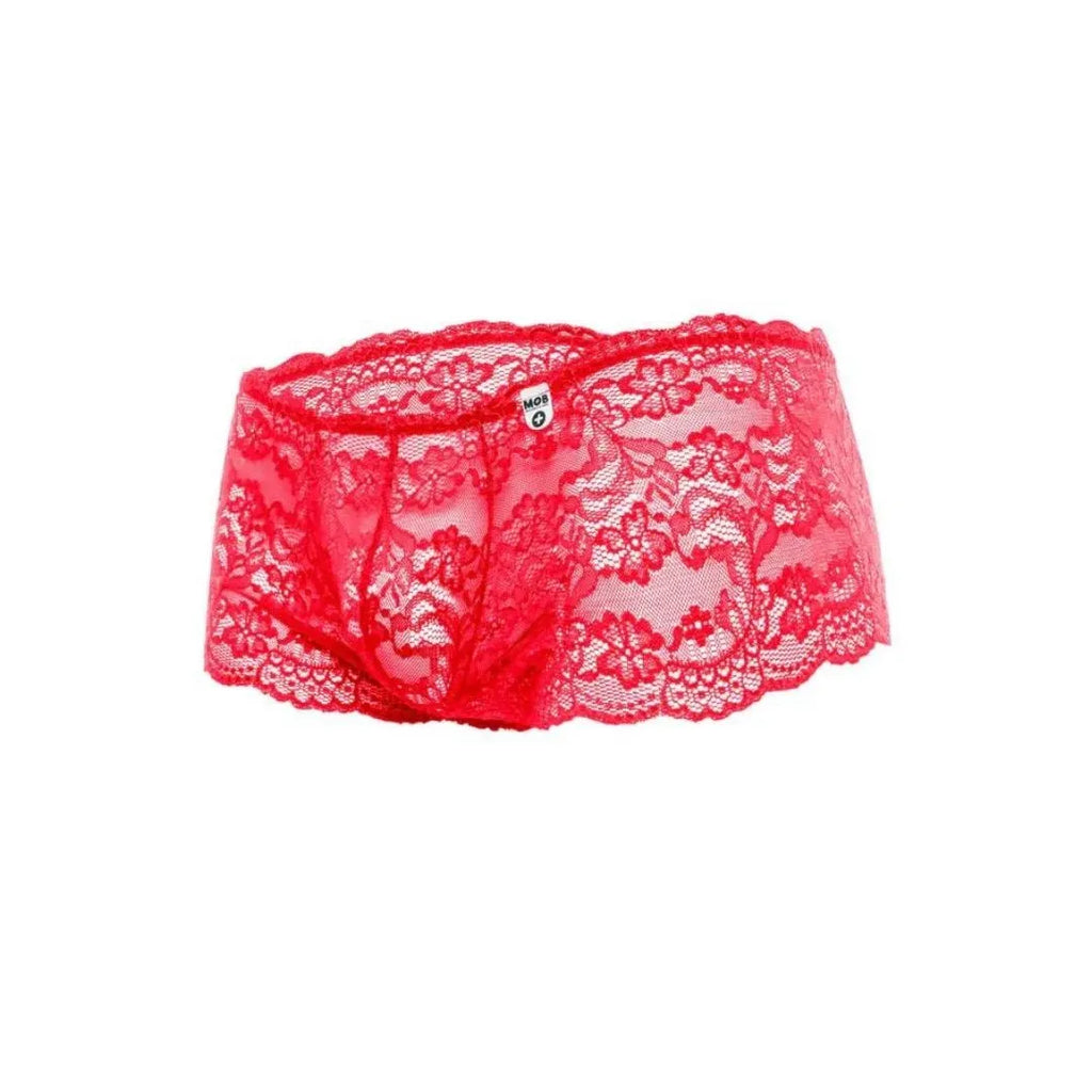 MALE LCE MINI BOY SHRT S/M RED