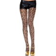 WOVEN LEOPARD SPANDEX PTYHOSE