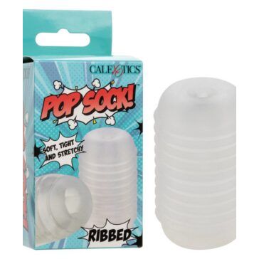 POP SOCK! RIBBED CLEAR
