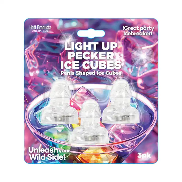LIGHT UP PENIS ICE CUBES 3pk