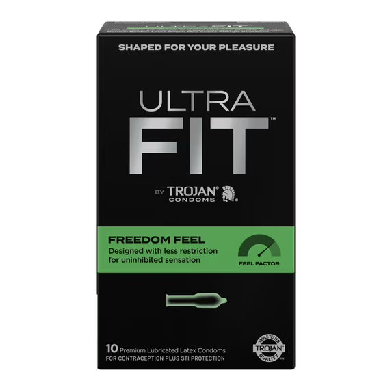 TROJAN ULTRAFIT FREDM FEL 10ct