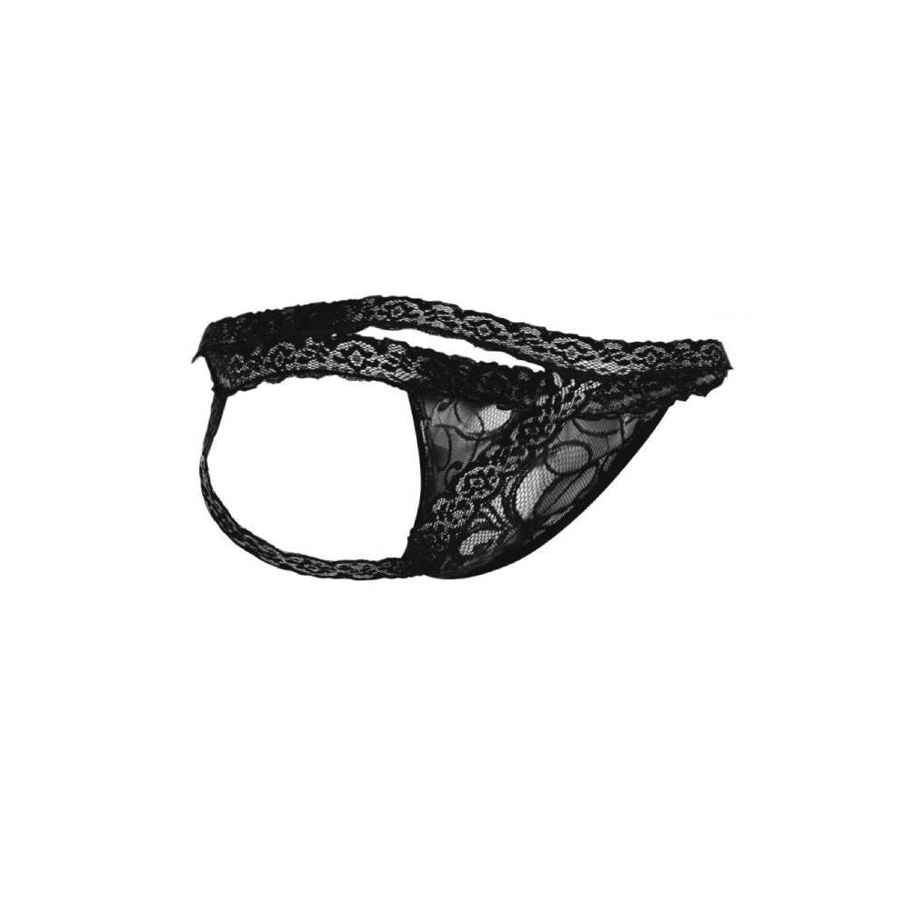 LACE JOCKSTRAP L/XL BLACK