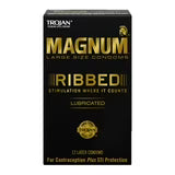 TROJAN MAGNUM RIBBED 12pk