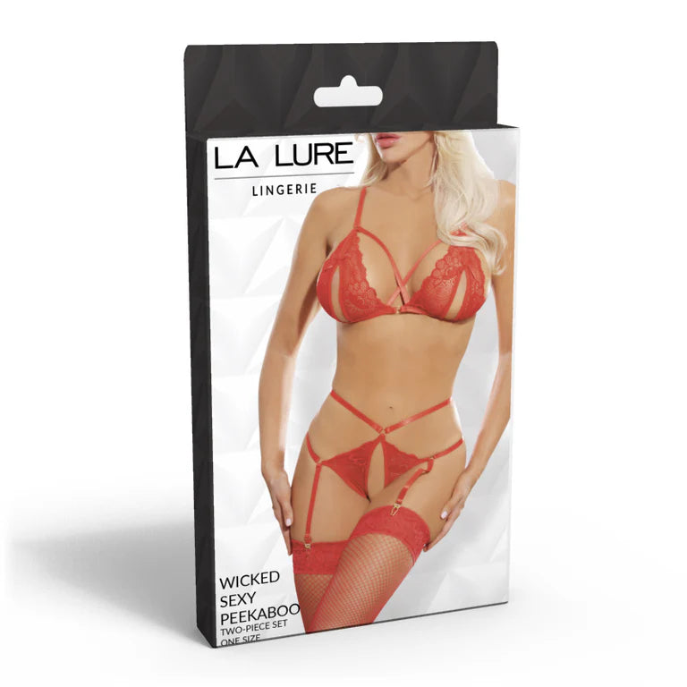 LA LURE WICKED SEXY PEEKABOO