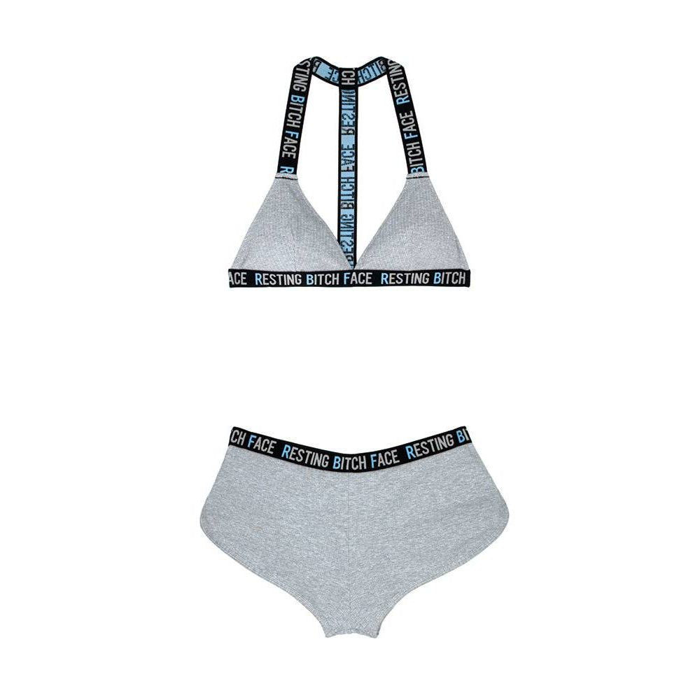 RESTING BITCH FACE ML BRA/PNTY