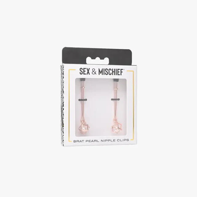 S&M BRAT PEARL NIPPLE JEWELRY