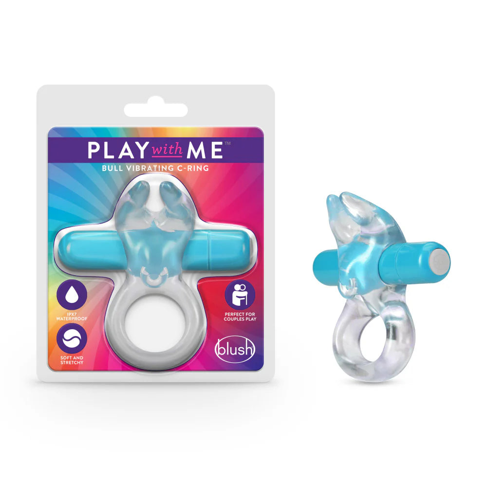 PLAY WITH ME BULL C-RING BLUE