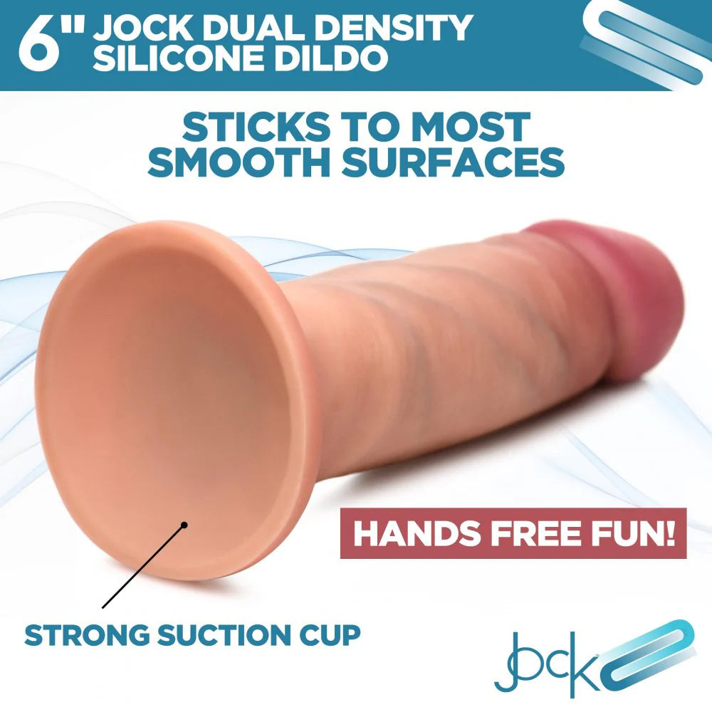 JOCK 6" SLCN DILDO LIGHT
