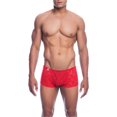 MEN'S LACE CHEEK BOXR L/XL RED