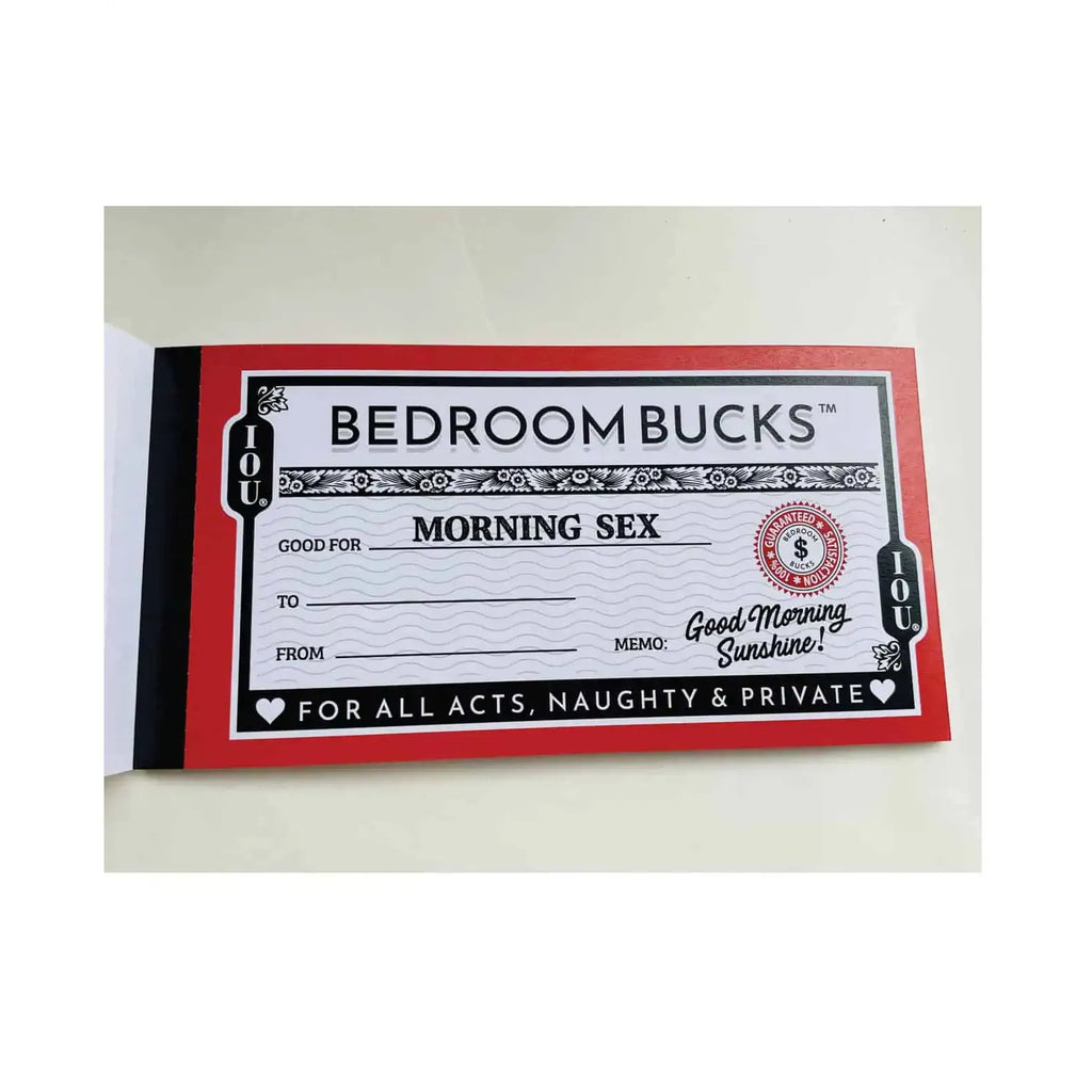 IOU BEDROOM BONDAGE BUCKS
