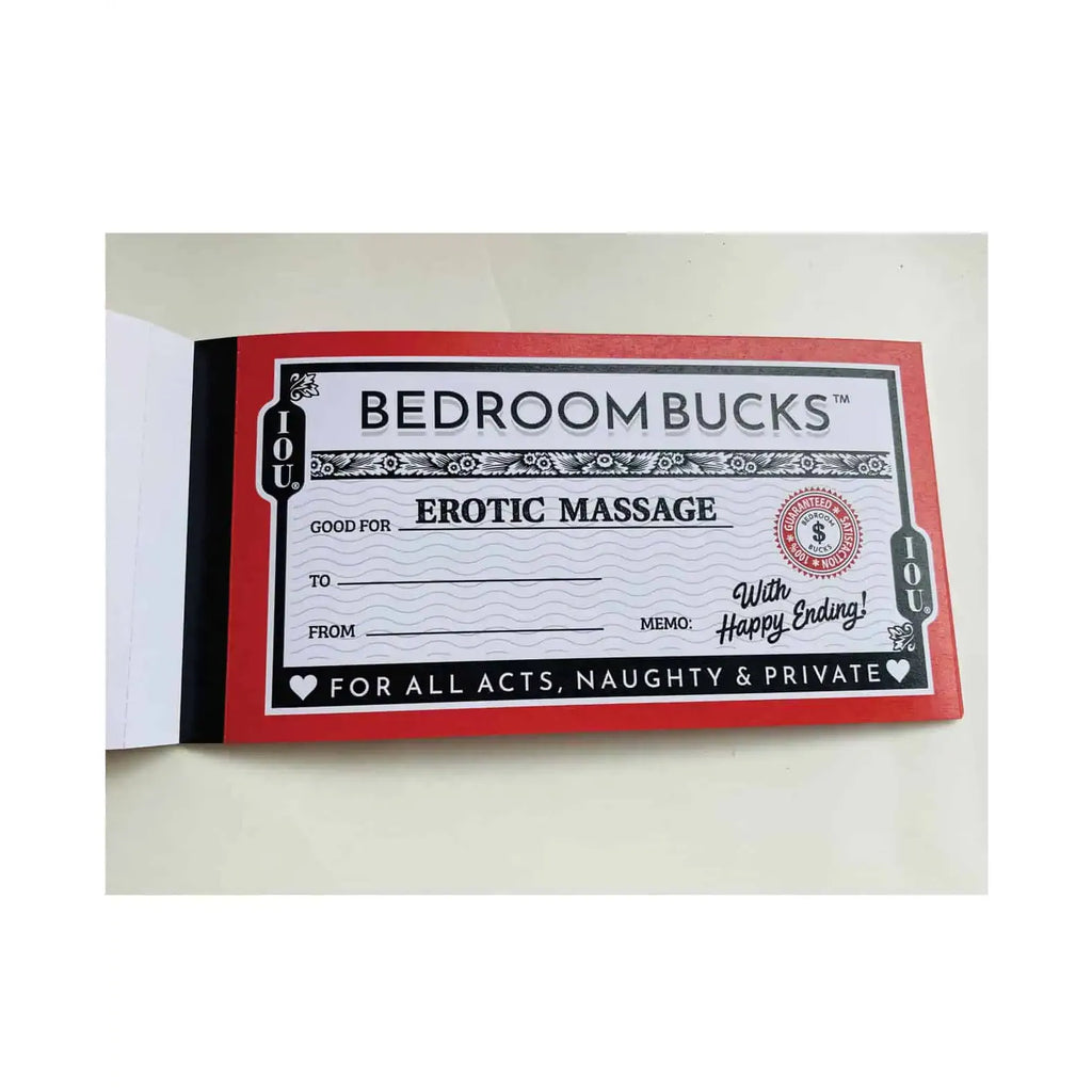 IOU BEDROOM BONDAGE BUCKS