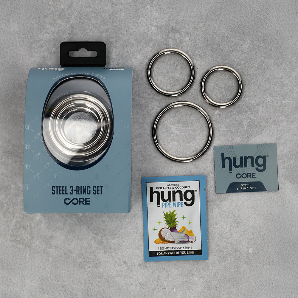 HUNG STEEL 3 RING SET