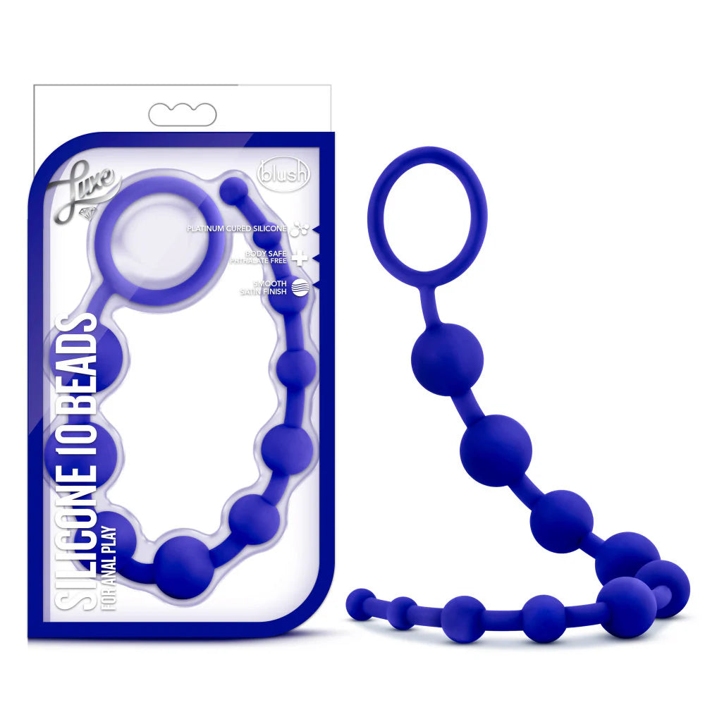 LUXE 10 BEADS INDIGO SLCN