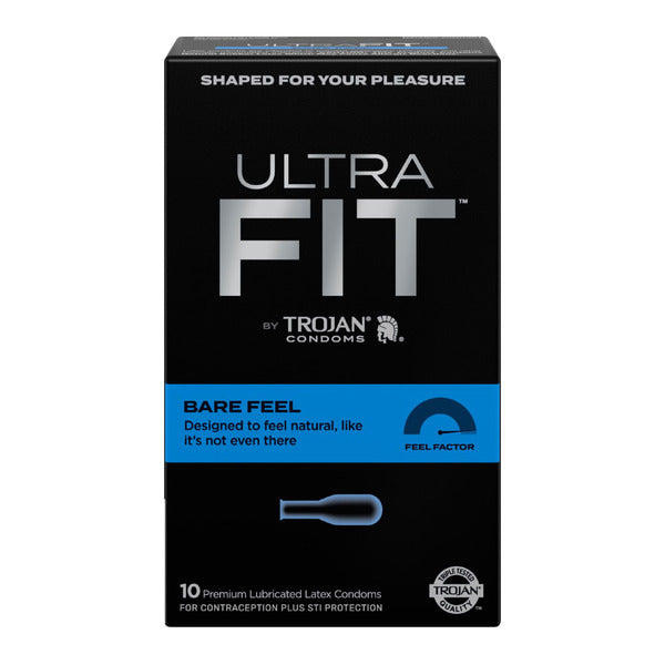 TROJAN ULTRAFIT BARE FL 10ct
