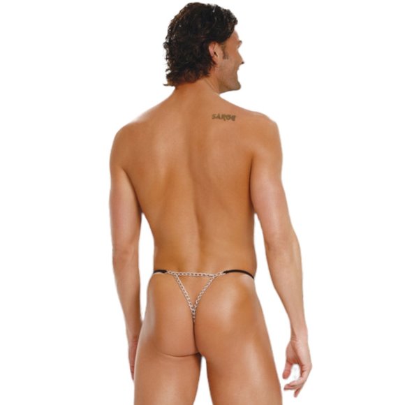 MESH SPNDX BLK SM MEN'S THNG
