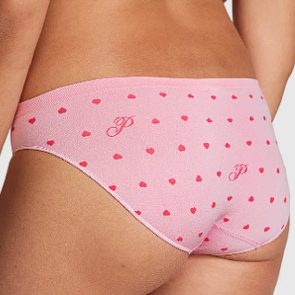 SMLSS BIKINI PNY W HRTS PNK Q