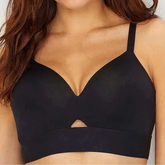 SMLSS FSHNT 2pc HRT BRA ST BLK