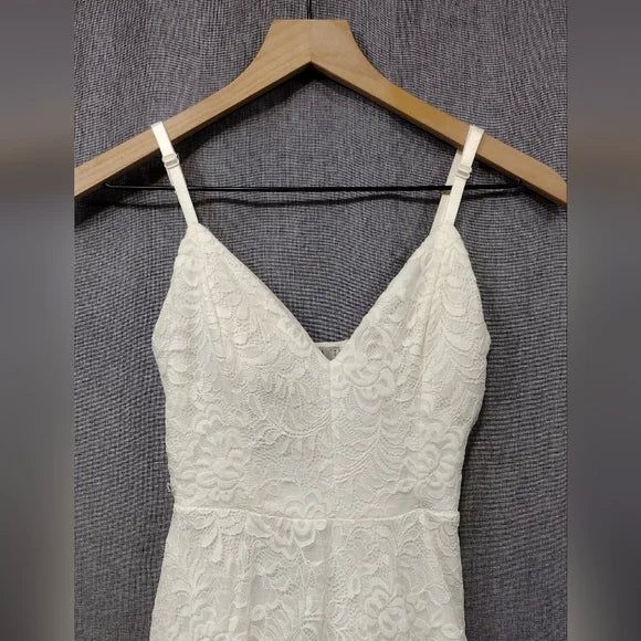 LACE BBYDLL GRTR DRSS PAPAYA