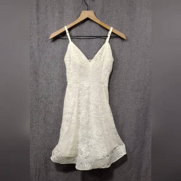 LACE BBYDLL GRTR DRSS PAPAYA
