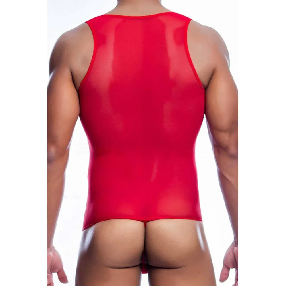 LOW V-BODY RHNSTNE TDY XXXL RD