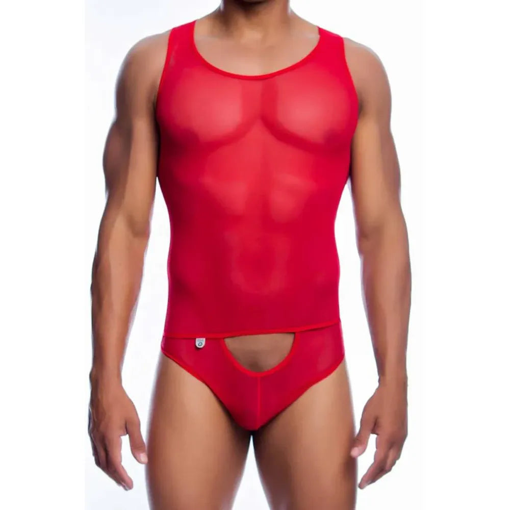 LOW V-BODY RHNSTNE TDY XXXL RD