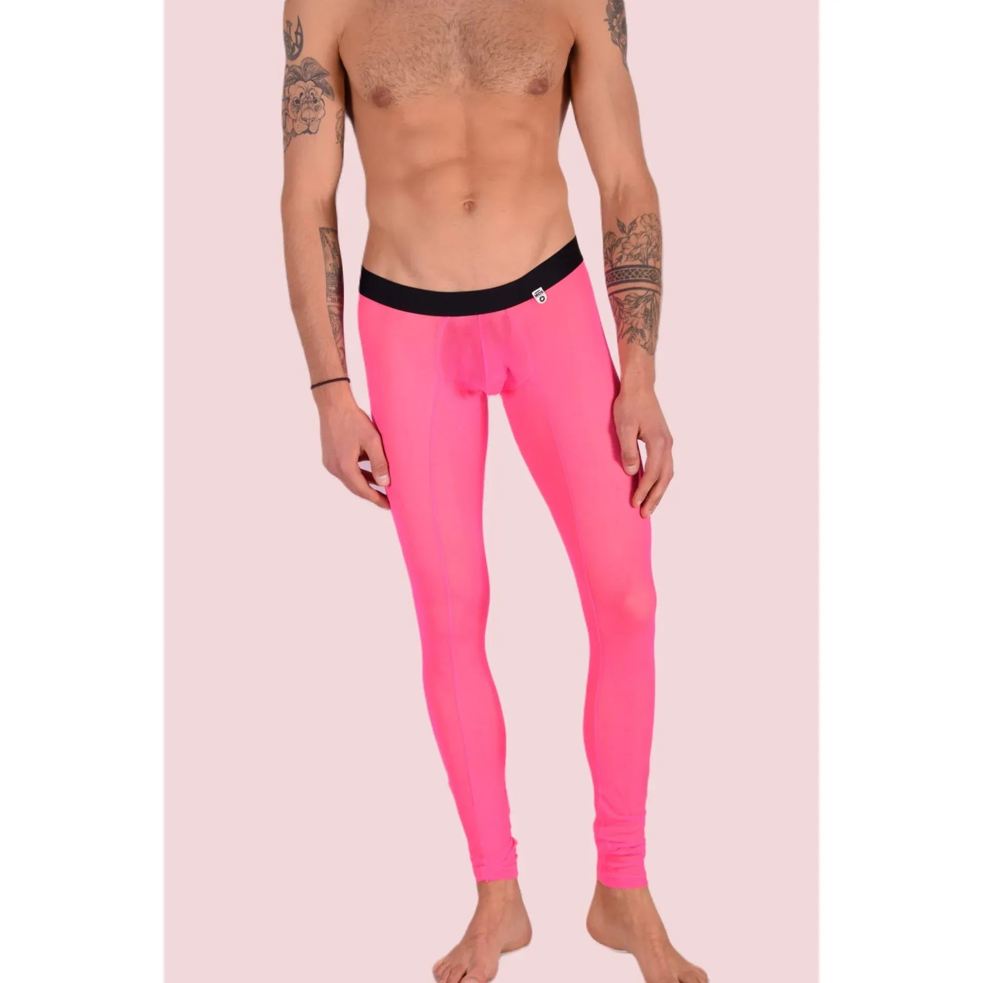 MALE MESH THIGHTS HT PNK XL