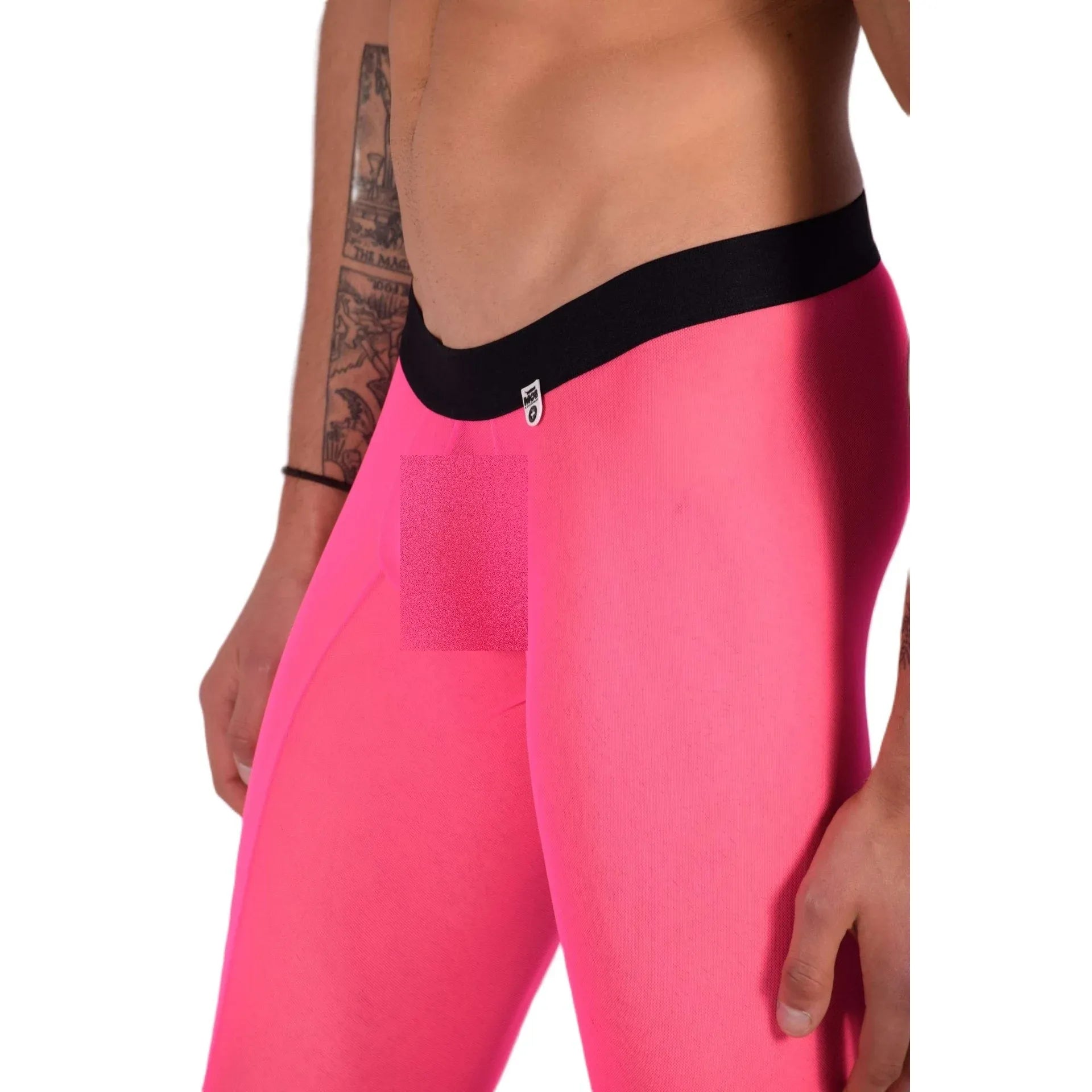 MALE MESH THIGHTS HT PNK XL
