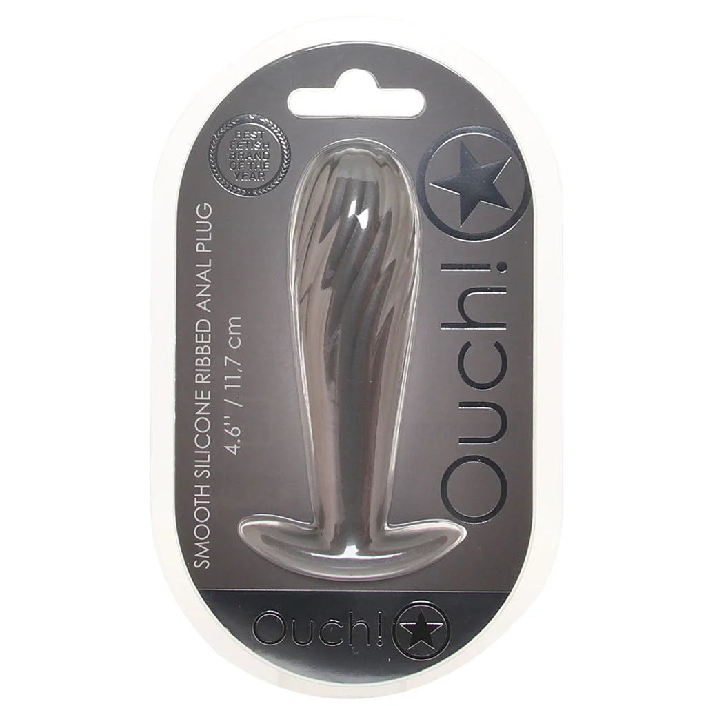 OUCH! ANAL PLUG GUN MTL SM