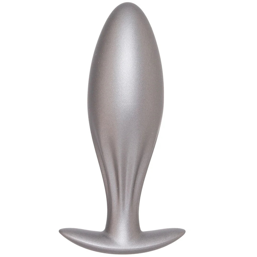 OUCH! OVAL PLUG GUN MTL SLCN
