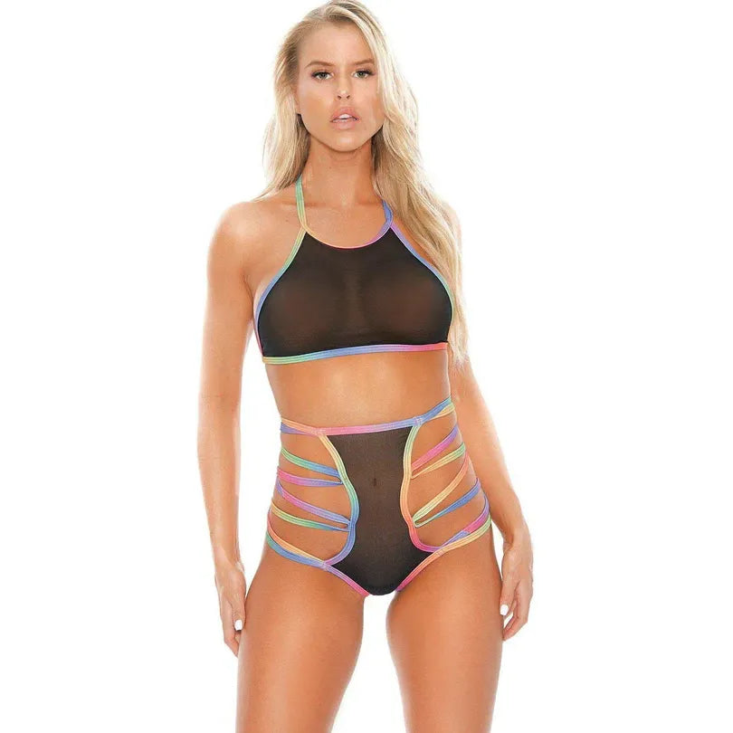 BDYSHTS RNBW MESH SET 2pc
