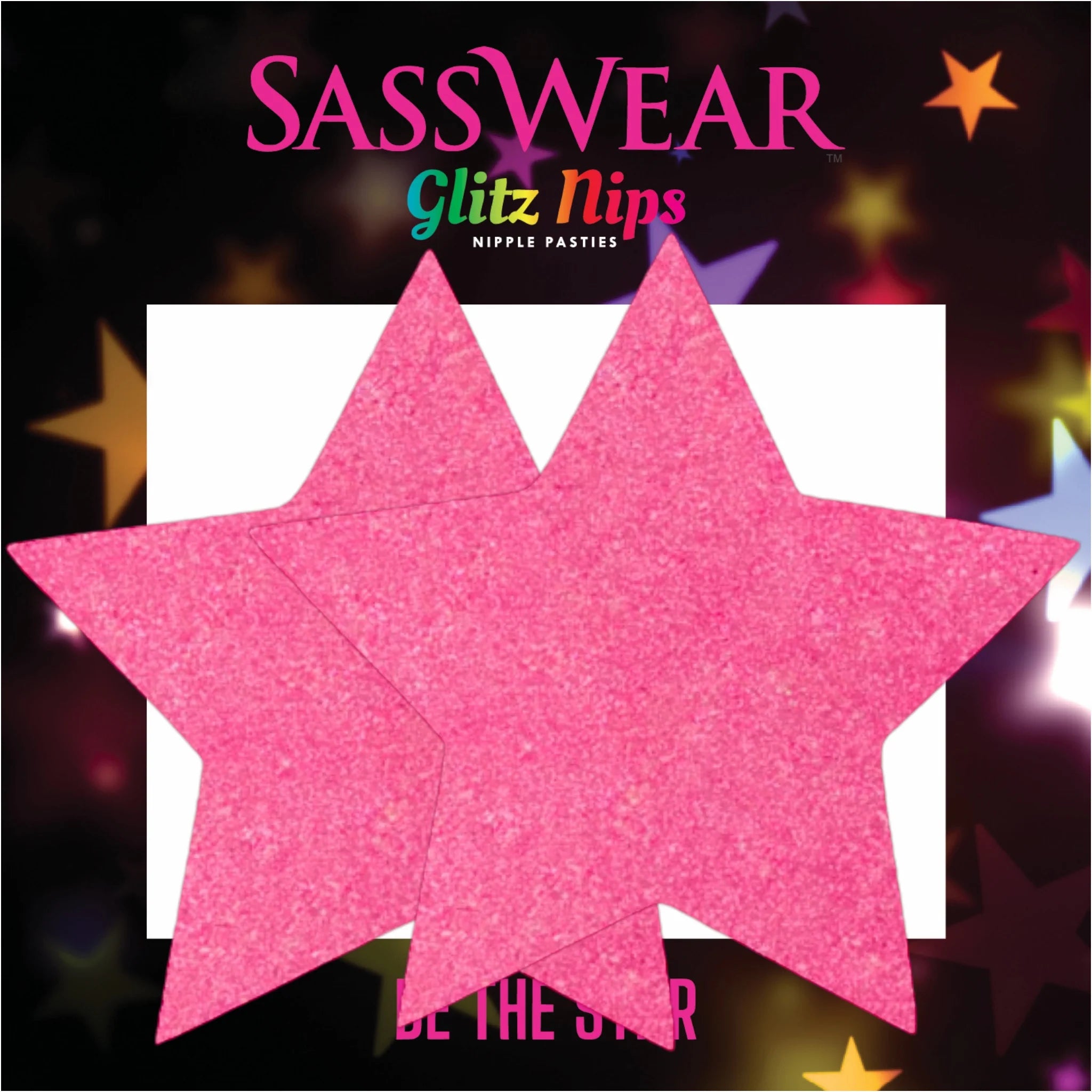 GLOW STAR PASTIES PINK