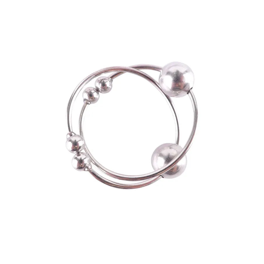NIPPLE BULL RING SILVER
