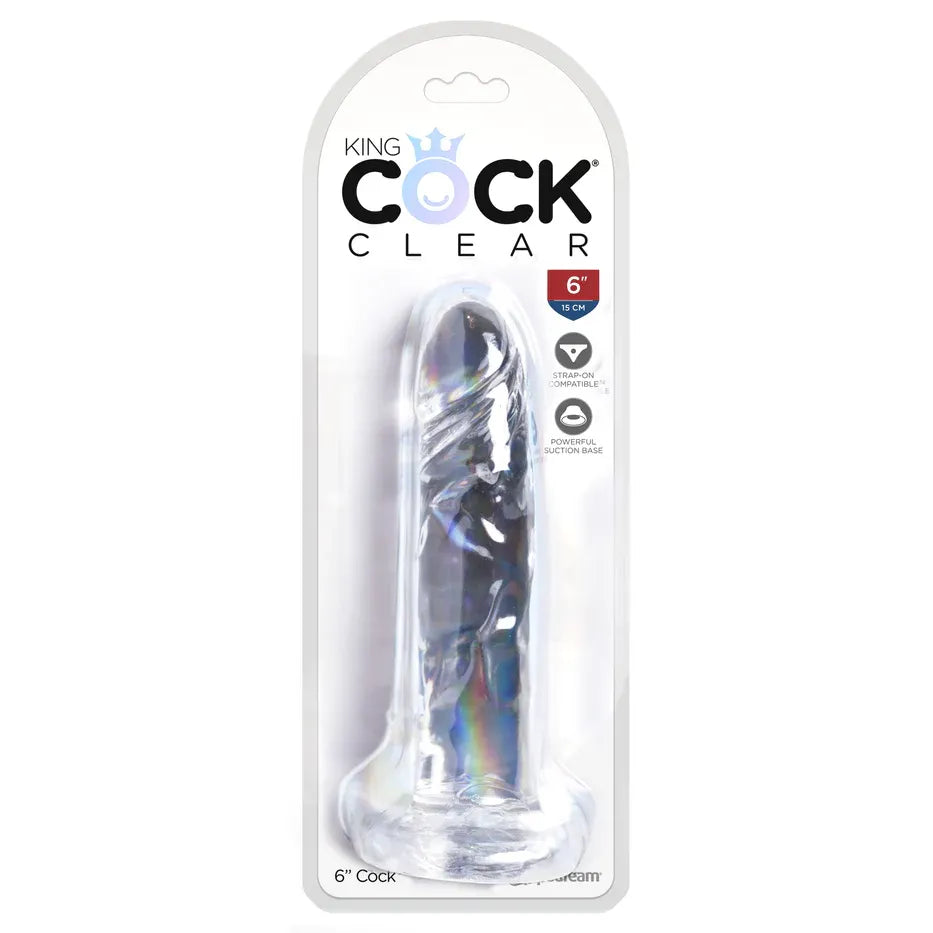 KING COCK CLEAR 6"