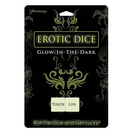EROTIC DICE GLOW IN DARK