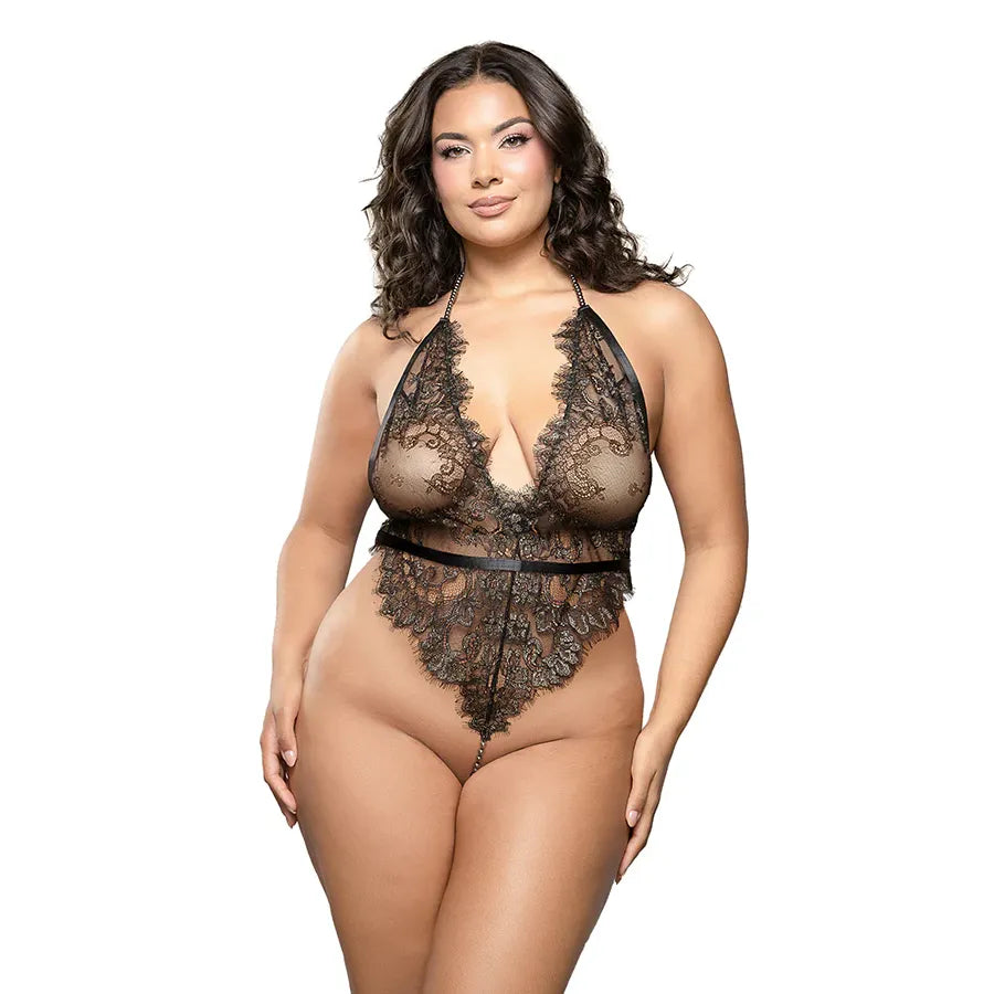 HALTER TEDDIETTE BLACK